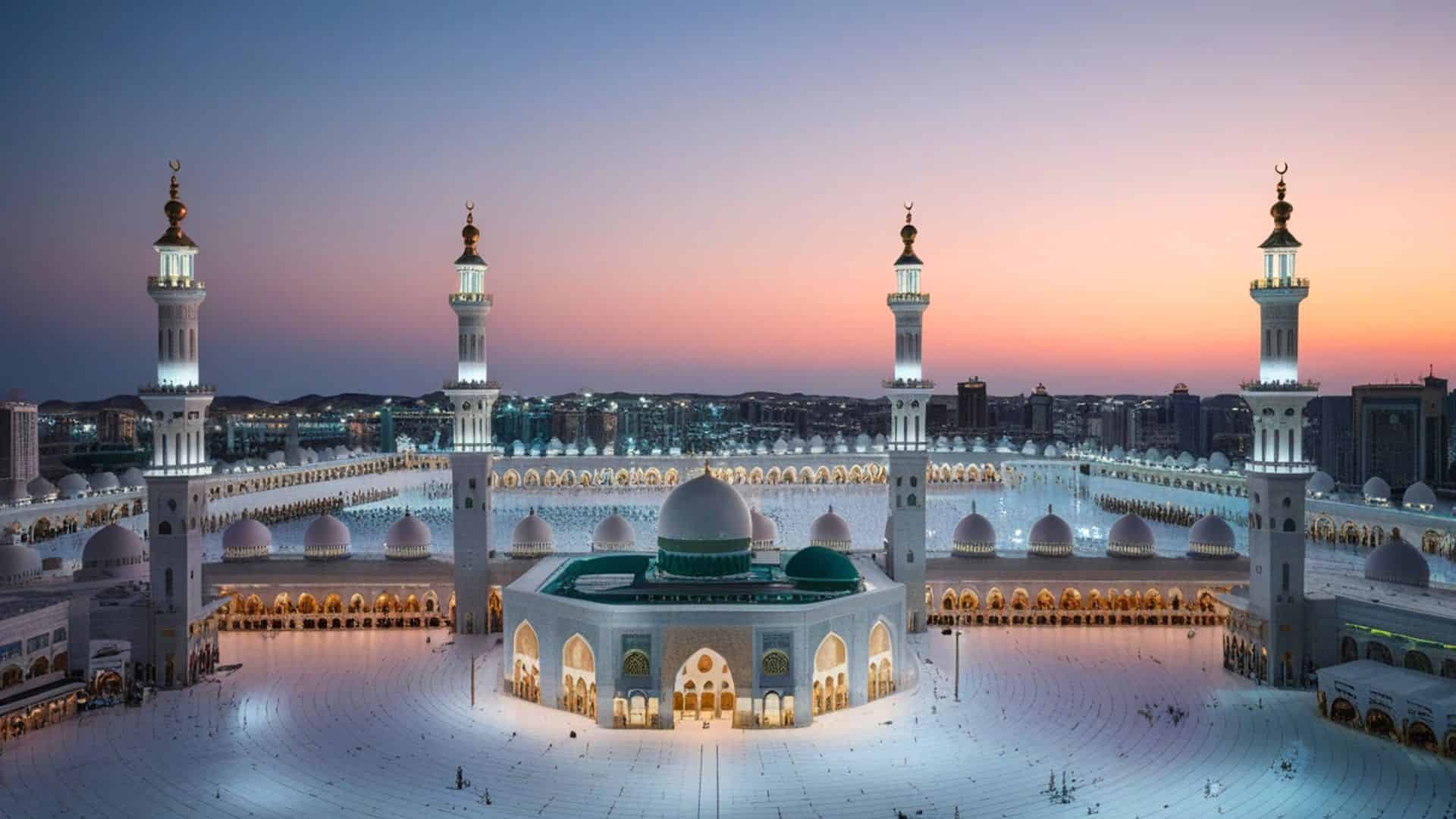 Mešita a zároveň miesto posledného odpočinku proroka Mohammeda