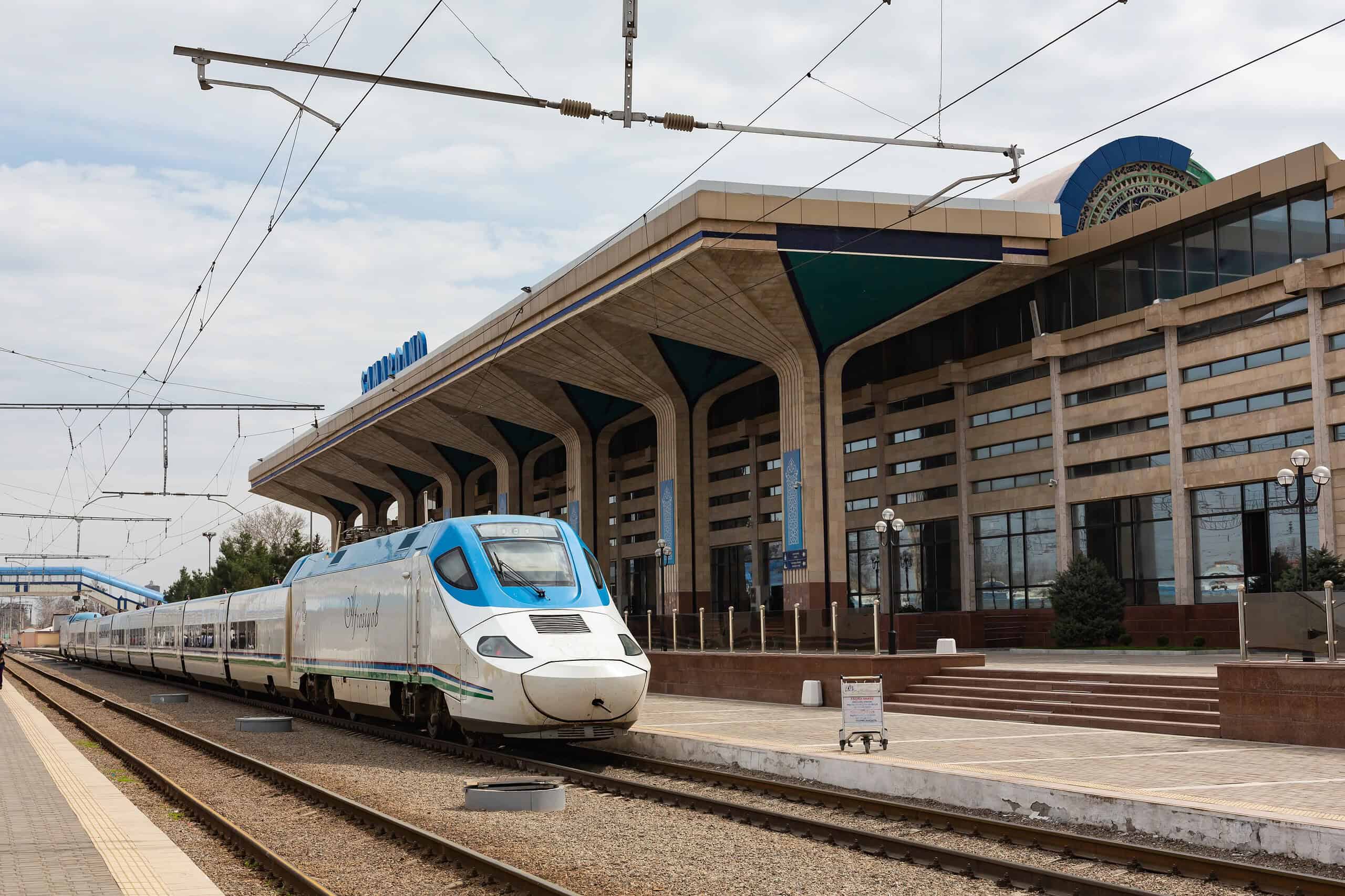Afrosiyob Train, Bukhara, Uzbekistan