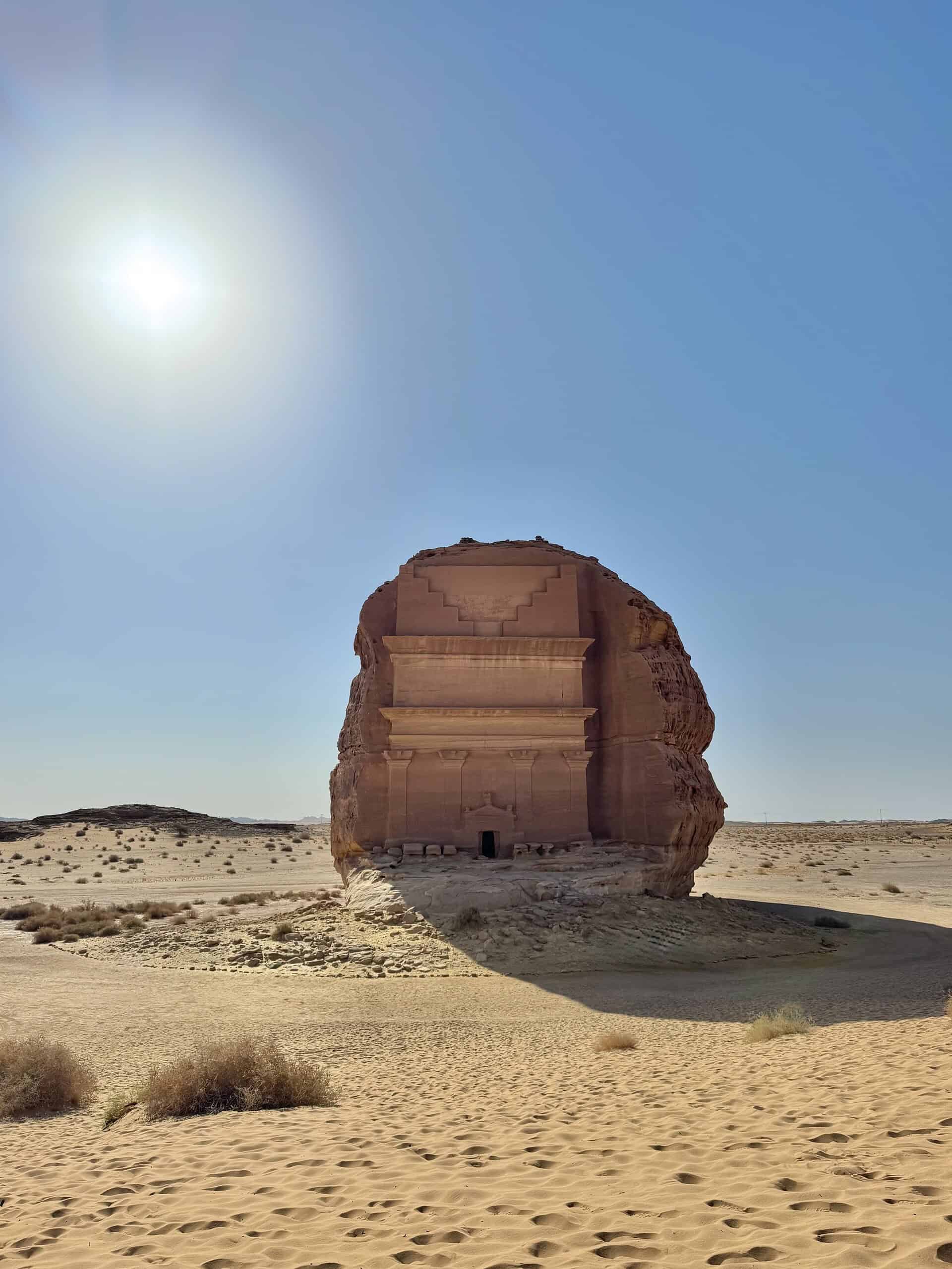 Nabatejská stavba v Al Ula