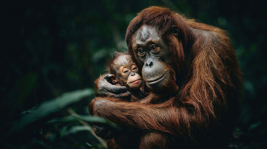 Borneo, Orangutan