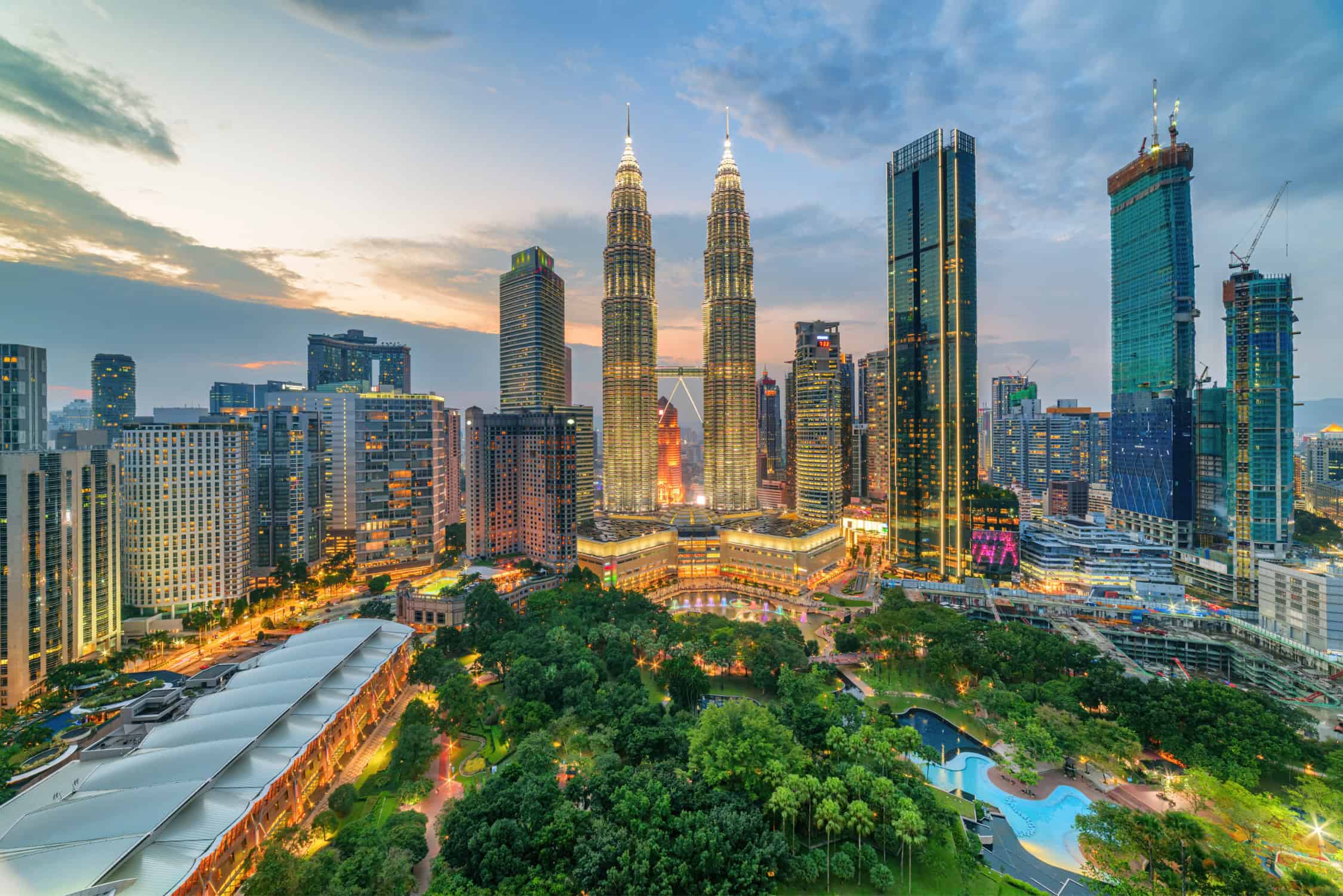 Prílet do Kuala Lumpur