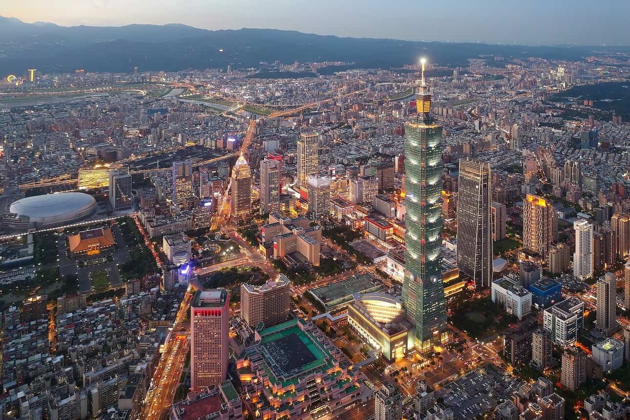 Taipei city view